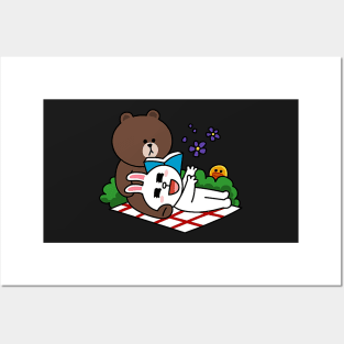 brown and cony Posters and Art